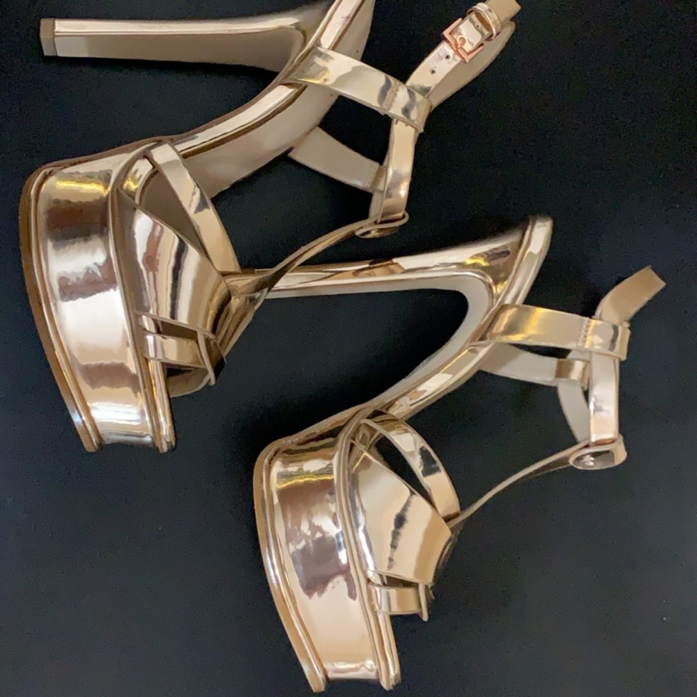 Rose Gold Heel, 6, ALDO, NEW
